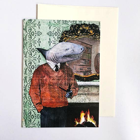 Dad Shark Card