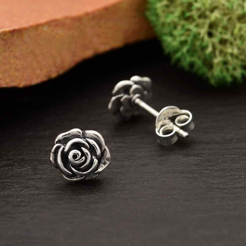 Rose Post Earrings