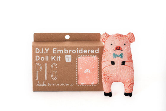 Pig - Embroidery Kit