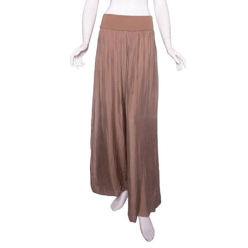 Mercedes Silk Pant Taupe