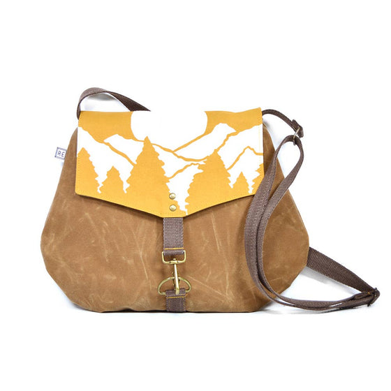 Satchel - Vista // Mountain Print Crossbody Bag