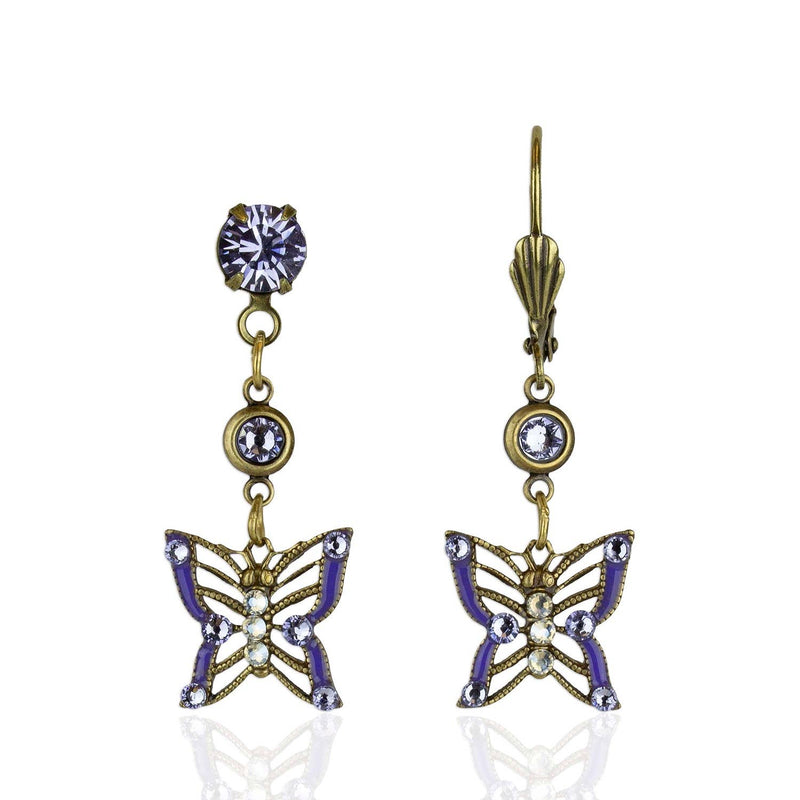 Papillon Crystal Butterfly Earrings