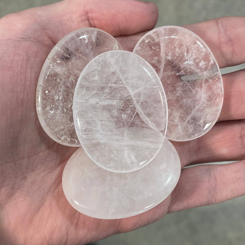 Clear Quartz Worry Stone