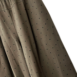 Lantern Pants with Button Leg in Dots