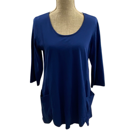 Relaxed Elbow Scallop Tunic